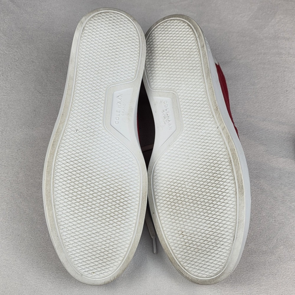 Cole Haan Men Red Grandpro Rally Canvas Court Sneaker‎ Lace Up Shoes Size 13M - Picture 12 of 13